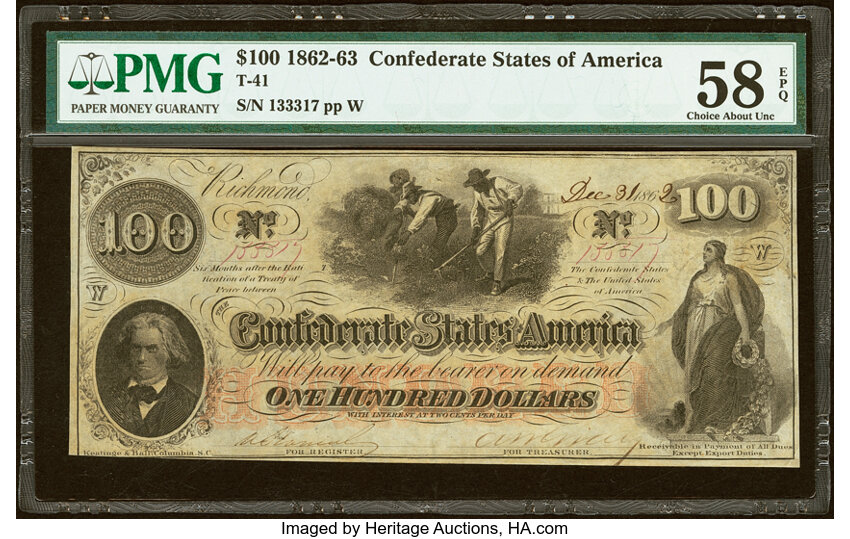1862 $100  (Fr. T41) thumbnail 9