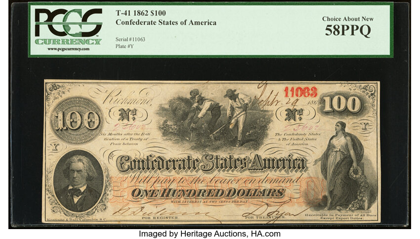 1862 $100  (Fr. T41) thumbnail 11