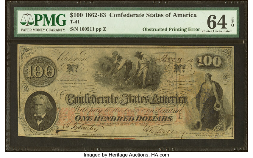 1862 $100  (Fr. T41) thumbnail 16