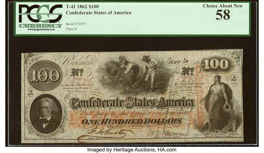1862 $100  (Fr. T41) thumbnail 10
