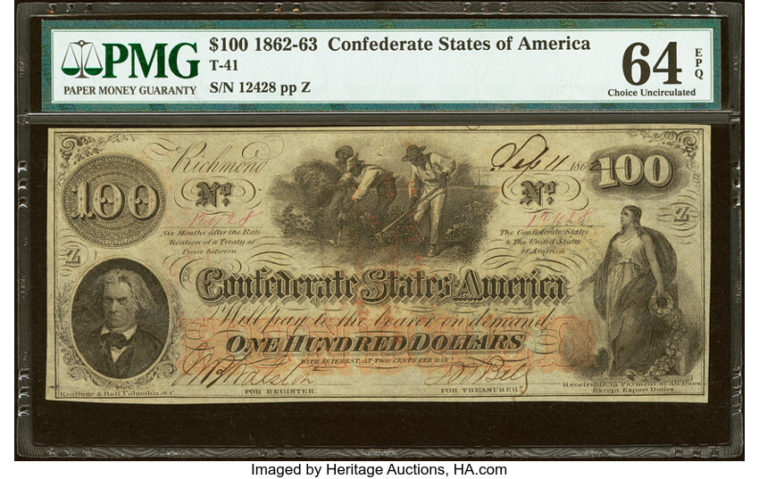 1862 $100  (Fr. T41) thumbnail 17