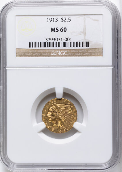 1913 $2 1/2 MS thumbnail 6