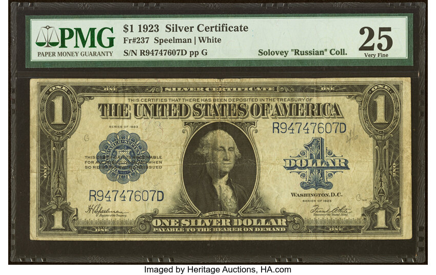 1923 $1  (Fr. 237) thumbnail 5