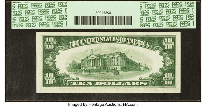 1934C $10  Star Replacement (Fr. 1704*) thumbnail 15