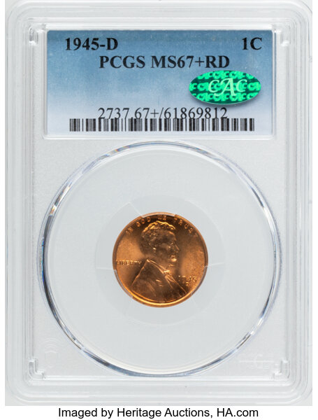 1945-D 1c MS RD thumbnail 3