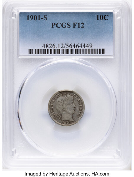 1901-S 10c MS thumbnail 2