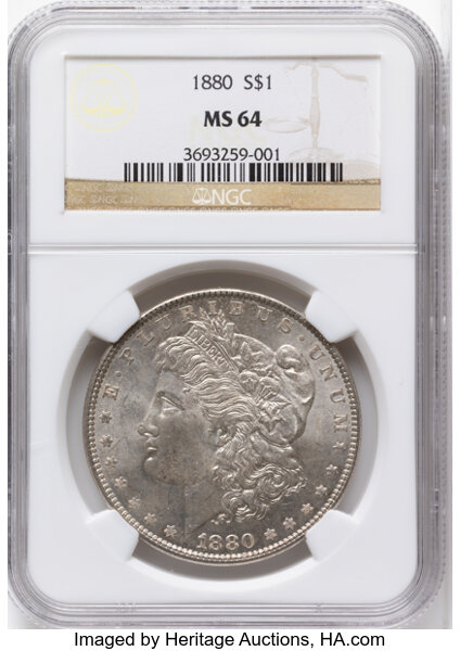 1880 $1  Checkmark, VAM-16A MS thumbnail 8