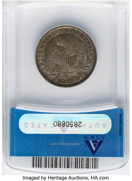Capped Bust Half Dollar 50c Reeded Edge, 1836-1839 [Type] MS60 thumbnail 18
