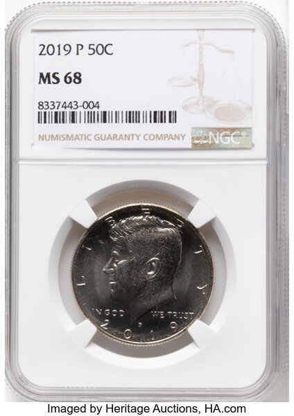 Image for Kennedy Half Dollar 50c Clad, 1971-Present [Type] MS68