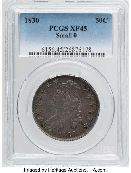 Image for Capped Bust Half Dollar 50c Lettered Edge, 1807-1836 [Type] XF45
