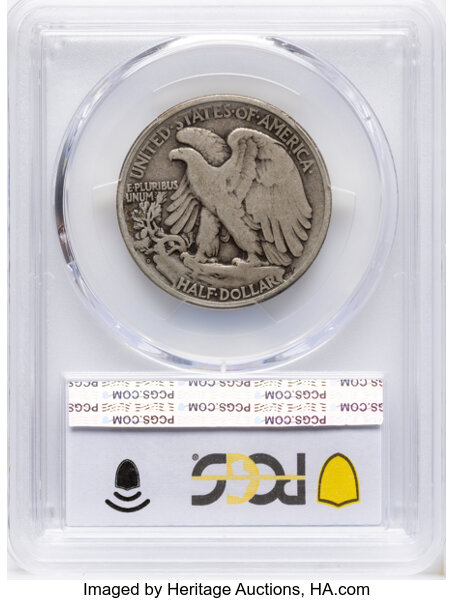 1921-D 50c VG8 thumbnail 2