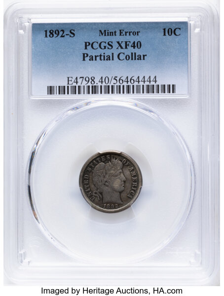 1892-S 10c MS thumbnail 3
