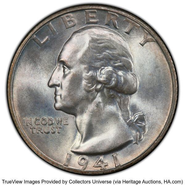 1941-D 25c MS thumbnail 3