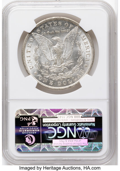 1896-O $1 AU58 thumbnail 2