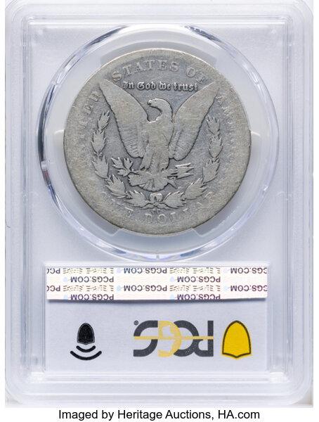 Morgan $1  Carson City Mint [Type] AG3 thumbnail 2