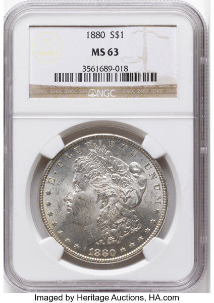 1880 $1  Checkmark, VAM-16A MS thumbnail 7