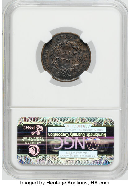 1834 1/2c C-1 MS BN thumbnail 18