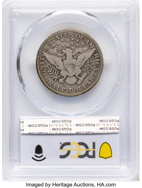 Barber Half Dollar 50c 1892-1915 [Type] P1 thumbnail 12