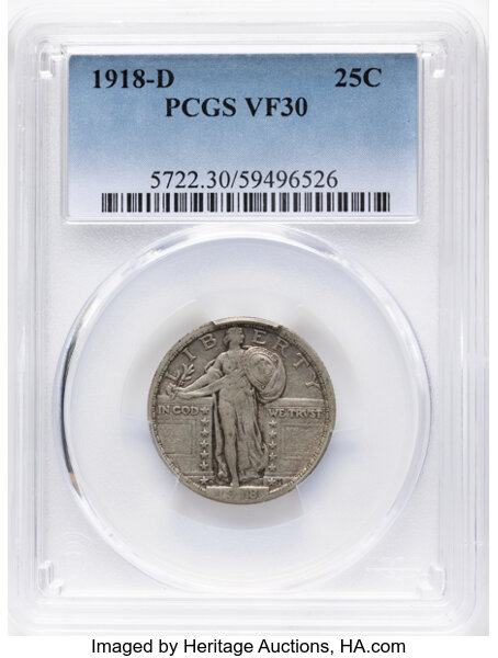 1918-D 25c MS thumbnail 3