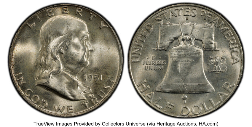 1951-D 50c MS FBL thumbnail 5