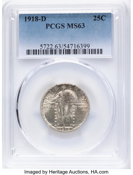 1918-D 25c MS thumbnail 4
