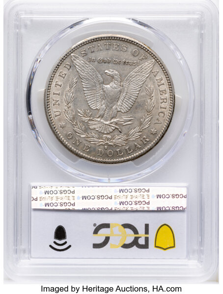 1886-S $1 AU53 thumbnail 2