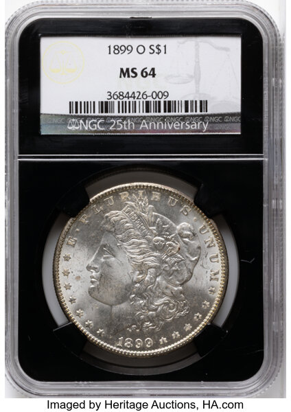 1899-O $1  Doubled 1, Die Breaks Reverse, VAM-11A MS thumbnail 14