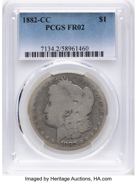 Image for Morgan $1  Carson City Mint [Type] AG2