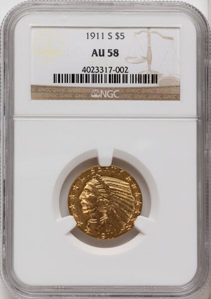 1911-S $5  MS thumbnail 2