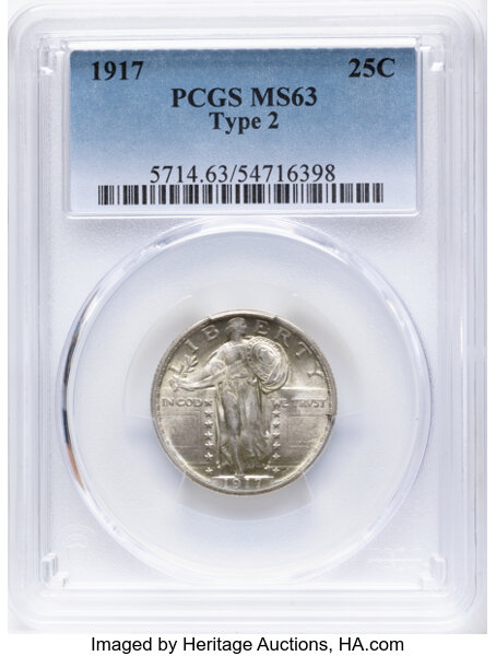 1917 25c Type 2 MS thumbnail 3