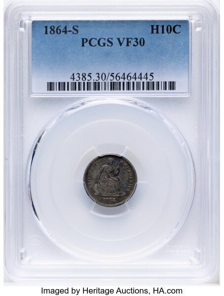 1864-S H10c MS thumbnail 2