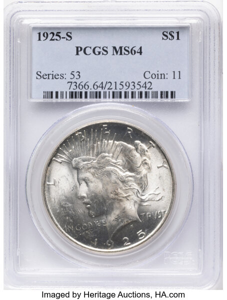 1925-S $1  MS thumbnail 3