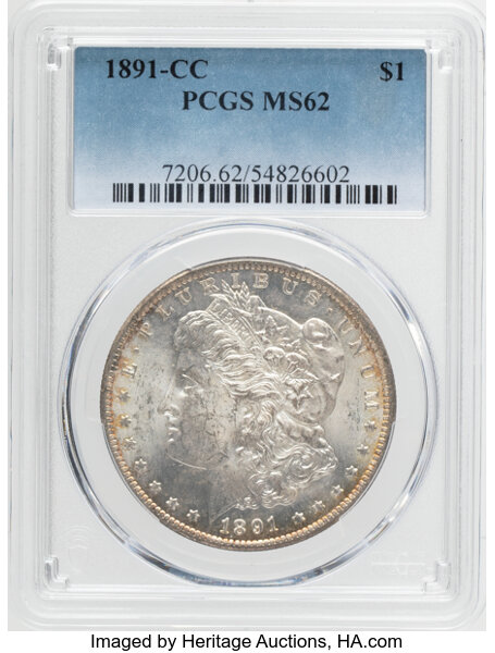 1891-CC $1  Spitting Eagle, VAM-3  MS thumbnail 3