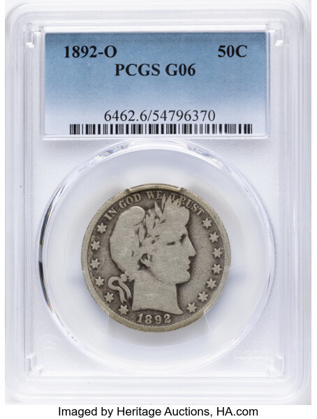 Barber Half Dollar 50c 1892-1915 [Type] P1 thumbnail 9
