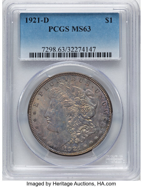 1921-D $1  MS thumbnail 10