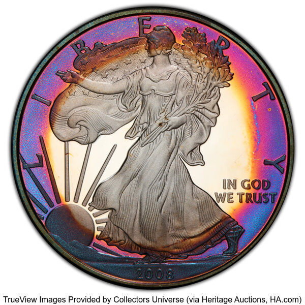 2008-W $1  Silver Eagle PR DCAM thumbnail 4