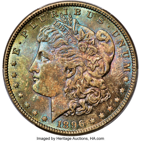 1896 $1  Doubled 18-6, VAM-5 MS thumbnail 14