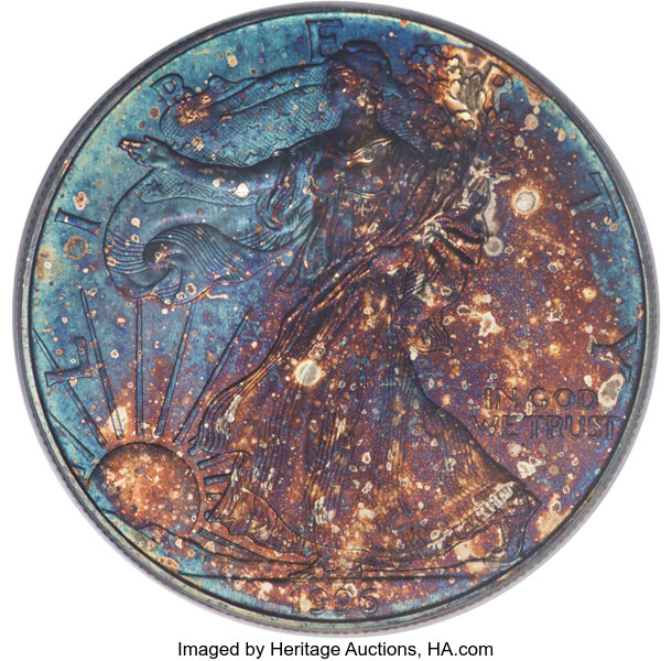 1996 $1  Silver Eagle MS thumbnail 4