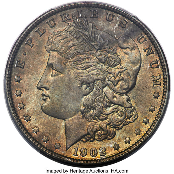 1902 $1 MS60 CAC thumbnail 3