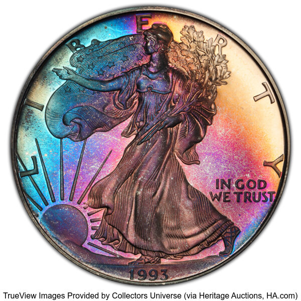 1993-P $1  Silver Eagle PR DCAM thumbnail 3