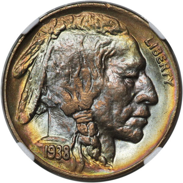 1938-D 5c Buffalo MS63 CAC thumbnail 3