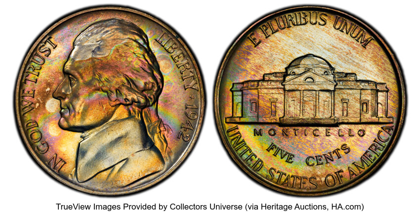 1942 5c Type 1 PR thumbnail 3