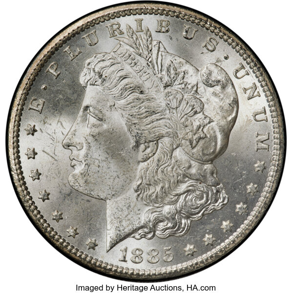 1885-CC $1  GSA Hoard, Hard package MS thumbnail 3