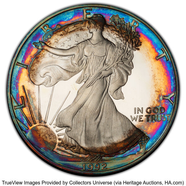 1992-S $1  Silver Eagle PR DCAM thumbnail 4