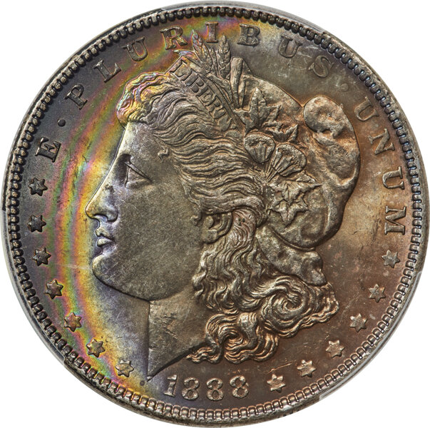 1888 $1 F15 CAC thumbnail 3