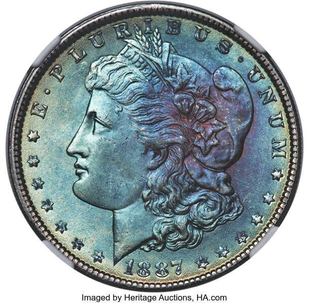 1887 $1 MS60 CAC thumbnail 24