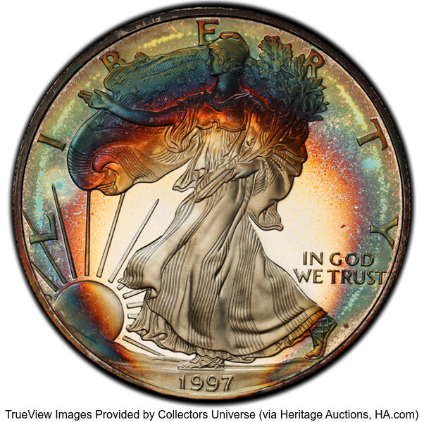 1997-P $1  Silver Eagle PR DCAM thumbnail 3
