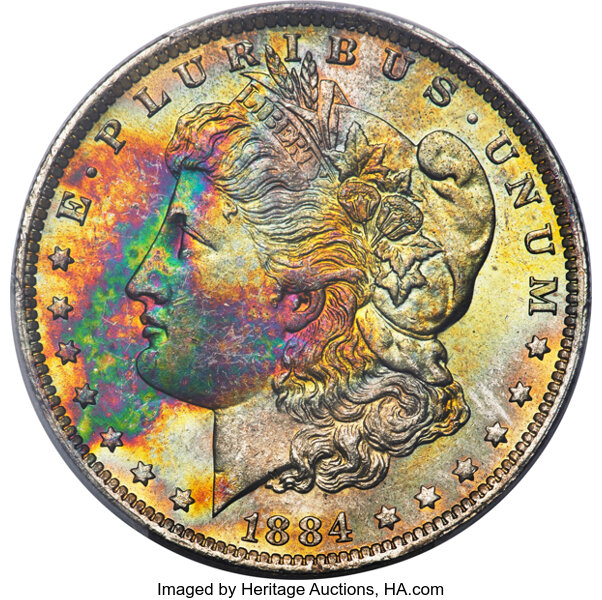 1884-O $1 VG8 CAC thumbnail 22