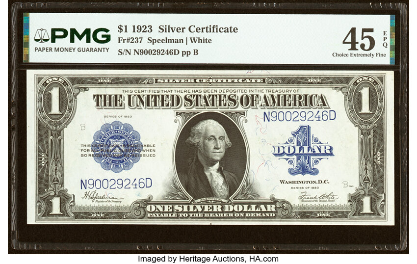 1923 $1  (Fr. 237) thumbnail 4