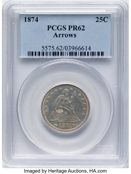 1874 25c Arrows PR thumbnail 3